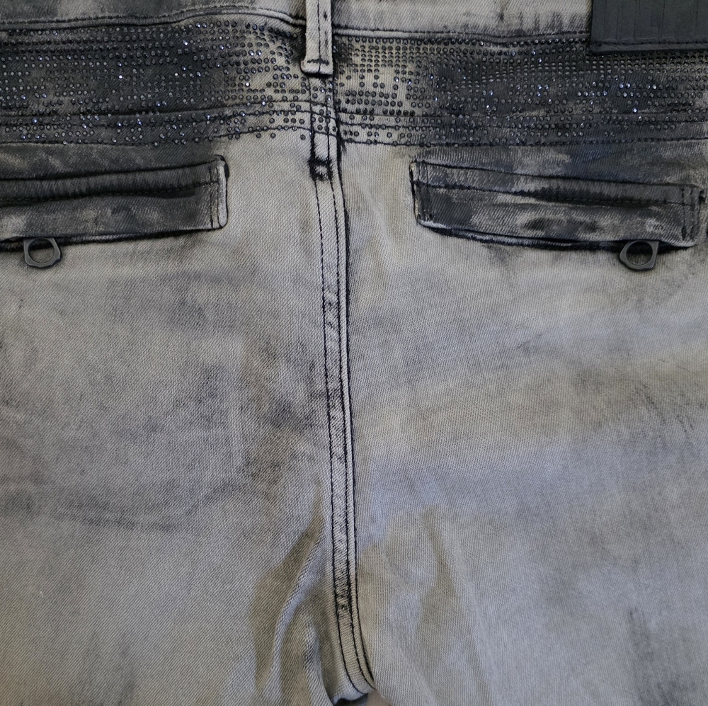 Replay Black and Gray Women's Skinny Jeans - Picture 6 of 7